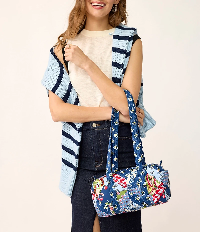 Vera Bradley Original 100 Trellis Patchwork Shoulder Bag