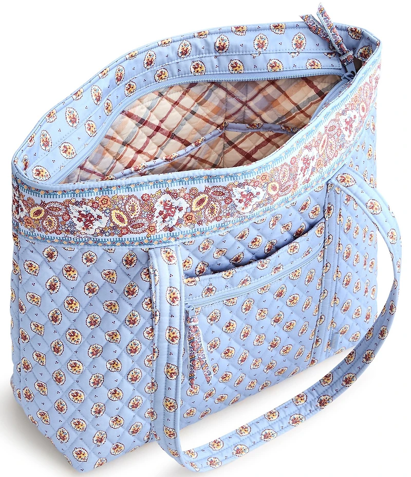 Vera Bradley Original Vera Leaf Print Tote Bag