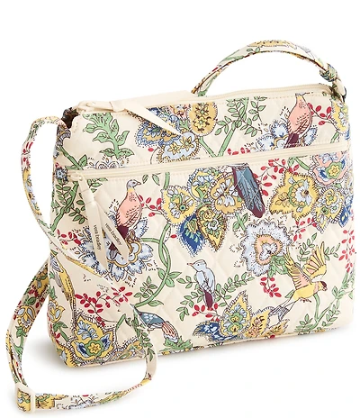 Vera Bradley Original Zip Hipster Prairie Blooms Crossbody Bag