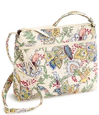 Vera Bradley Original Zip Hipster Prairie Blooms Crossbody Bag