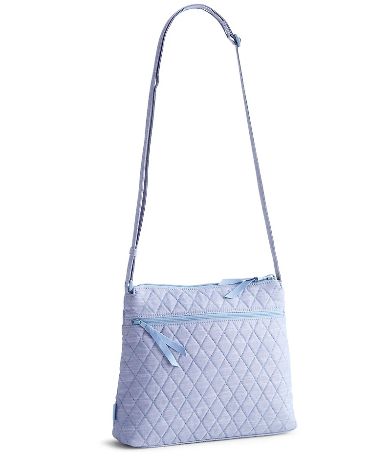 Vera Bradley Original Zip Hipster Premium Cotton Chambray Crossbody Bag