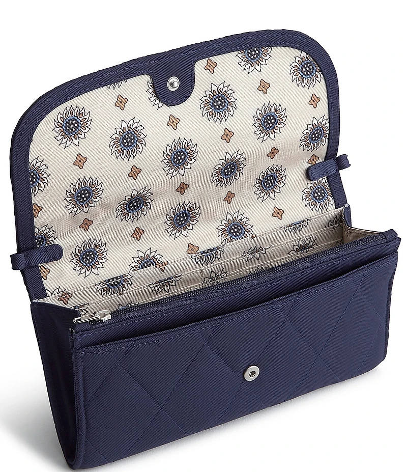 Vera Bradley Performance Twill Wildwood Wallet Crossbody Bag