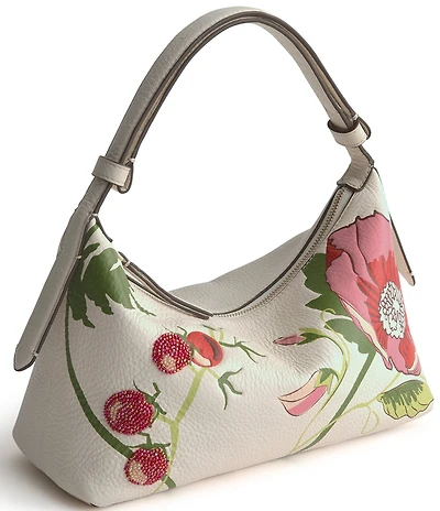 Vera Bradley Roxbury Crescent Leather Shoulder Bag
