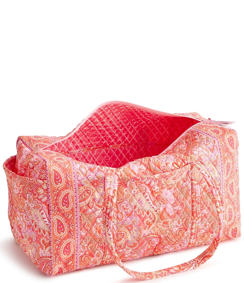 Vera Bradley Sherbert Large Original Duffel Bag