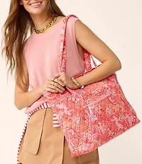 Vera Bradley Sherbert Original Vera Tote Bag