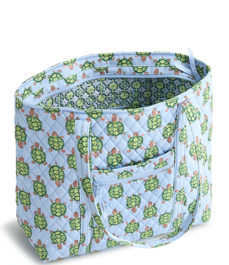 Vera Bradley Slow Dance Turtle Original Vera Tote Bag