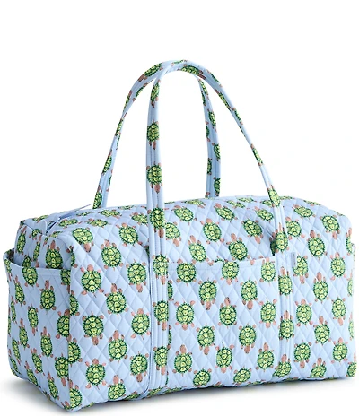 Vera Bradley Slow Dance Turtles Original Large Duffel Bag