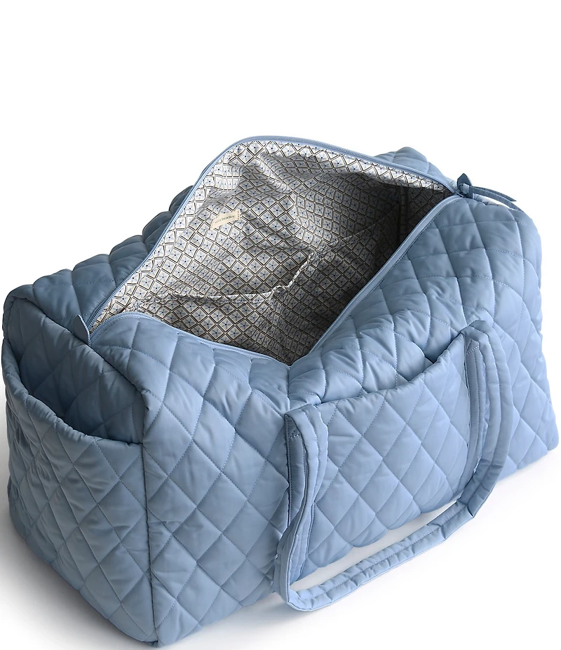 Vera Bradley Soft Chambray Performance Twill Large Original Duffle Bag