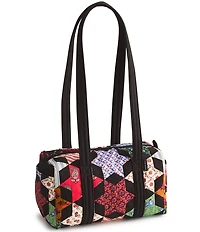 Vera Bradley Star Patchwork Premium Cotton Original 100 Satchel Bag