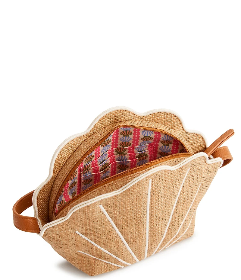 Vera Bradley Straw Shell Crossbody Bag
