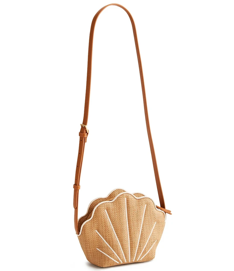 Vera Bradley Straw Shell Crossbody Bag