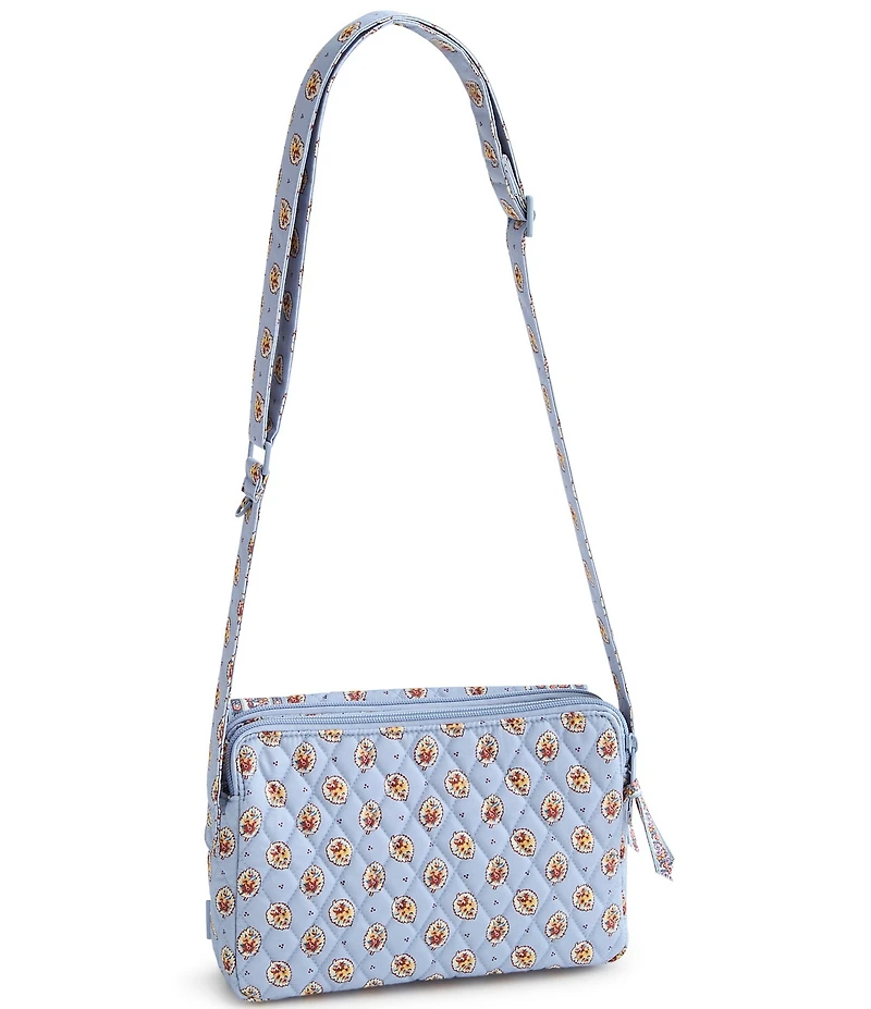 Vera Bradley Tasha Triple Compartment Leaf Crossbody Bag