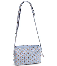 Vera Bradley Tasha Triple Compartment Leaf Crossbody Bag