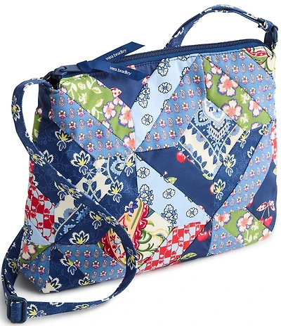 Vera Bradley Trellis Patchwork Original Zip Hipster Bag