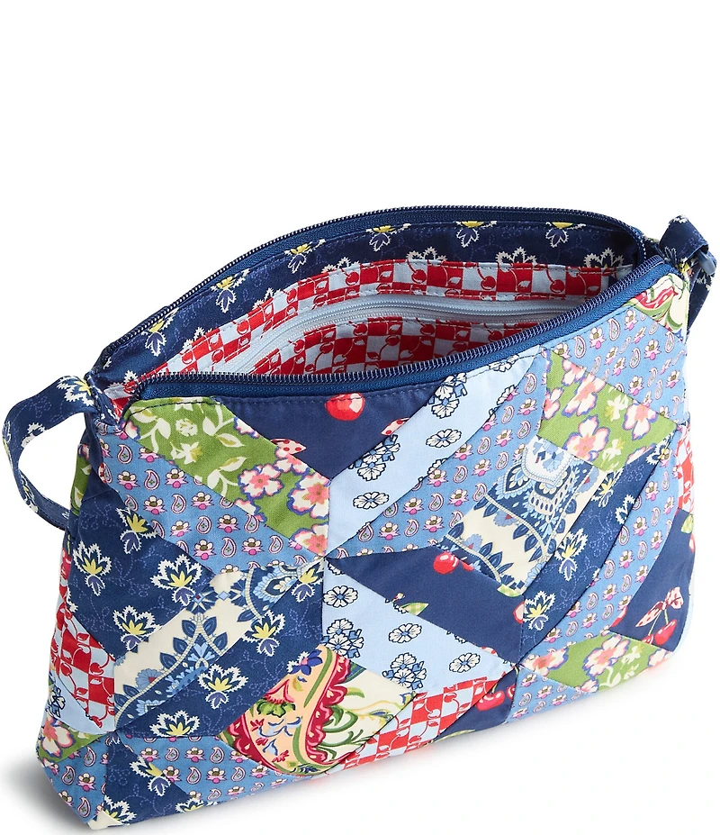 Vera Bradley Trellis Patchwork Original Zip Hipster Bag
