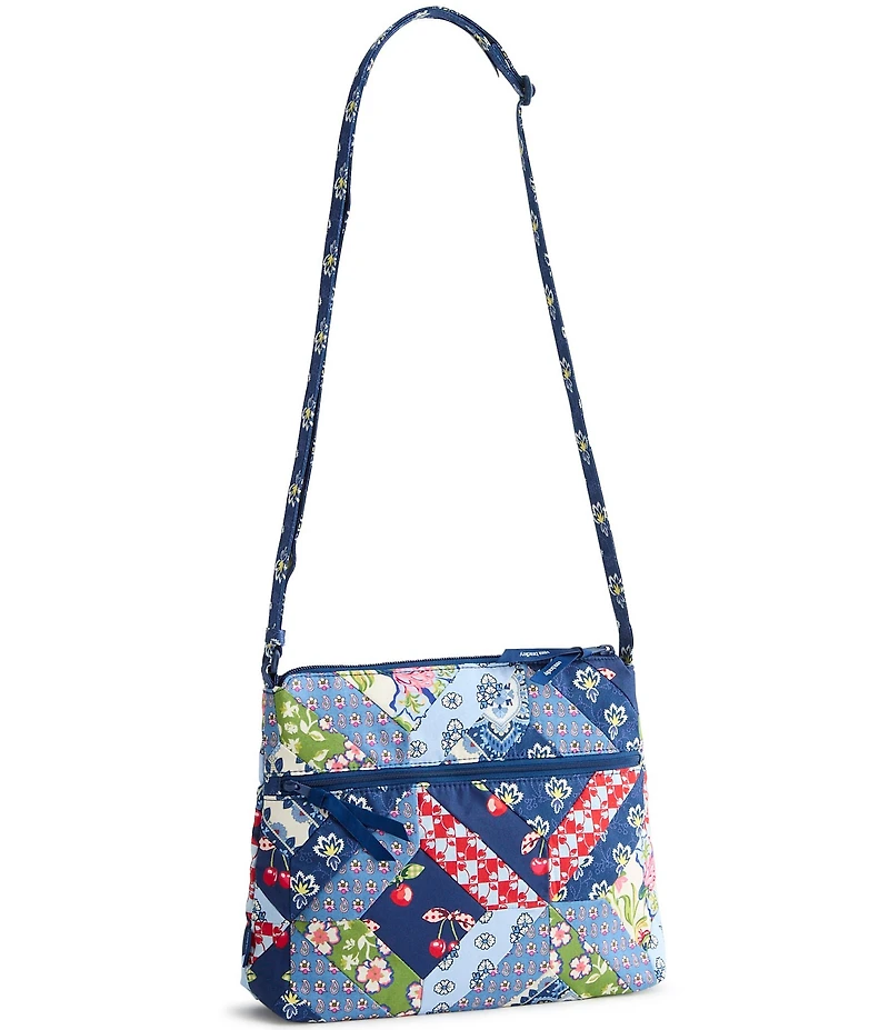 Vera Bradley Trellis Patchwork Original Zip Hipster Bag