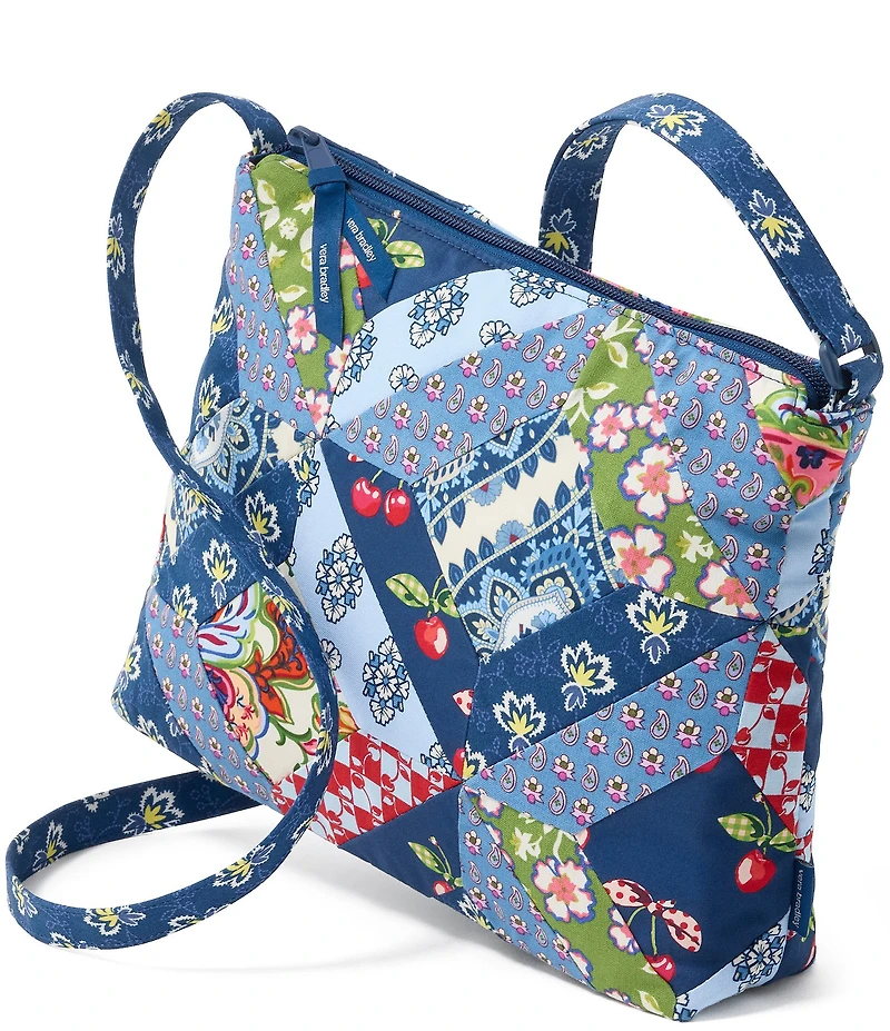 Vera Bradley Trellis Patchwork Original Zip Hipster Bag