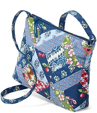Vera Bradley Trellis Patchwork Original Zip Hipster Bag