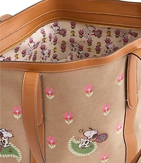 Vera Bradley x Country Club Peanuts Paisley Original Vera Tote