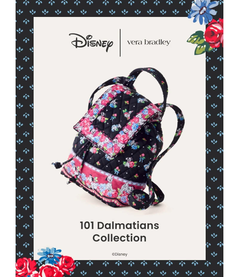Vera Bradley x Disney 101 Dalmatians Original Drawstring Backpack
