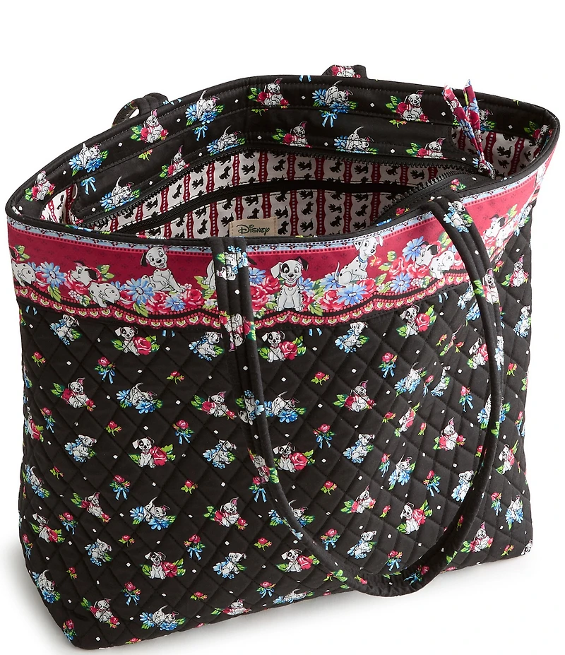 Vera Bradley x Disney 101 Dalmatians Original Premium Cotton Zip Tote Bag