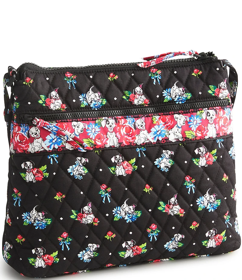 Vera Bradley x Disney 101 Dalmatians Premium Cotton Original Zip Hipster Crossbody Bag