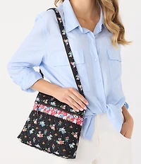 Vera Bradley x Disney 101 Dalmatians Premium Cotton Original Zip Hipster Crossbody Bag