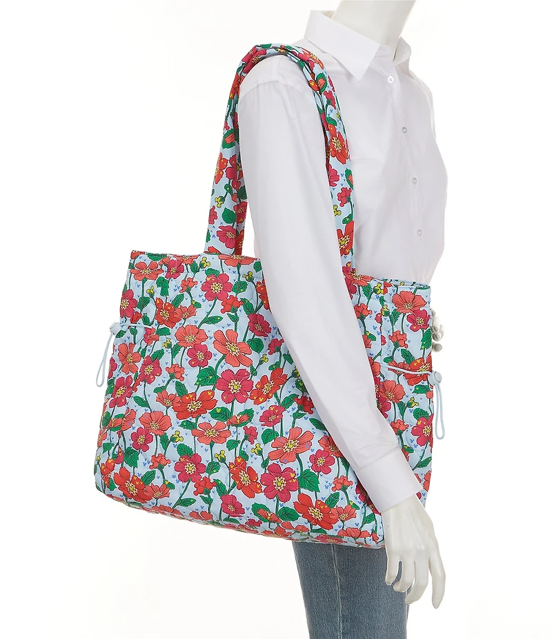 Vera Bradley x Disney Cosmic Mickey Meadow Original Zip Tote Bag