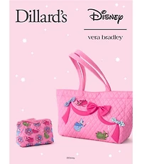 Vera Bradley x Disney Princesses Aurora Pink Swirl Fairies Small Pouch