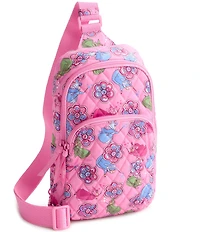 Vera Bradley x Disney Princesses Aurora Pink Swirls Fairies Lorman Sling Bag