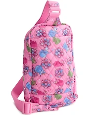 Vera Bradley x Disney Princesses Aurora Pink Swirls Fairies Lorman Sling Bag