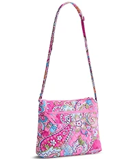 Vera Bradley x Disney Princesses Aurora Pink Swirls Original Zip Hipster Crossbody Bag