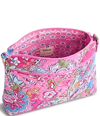 Vera Bradley x Disney Princesses Aurora Pink Swirls Original Zip Hipster Crossbody Bag