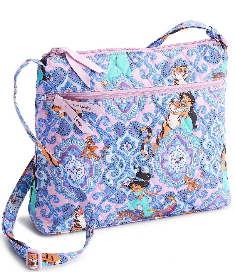 Vera Bradley x Disney Princesses Jasmine Intricate Medallion Original Zip Hipster Crossbody Bag