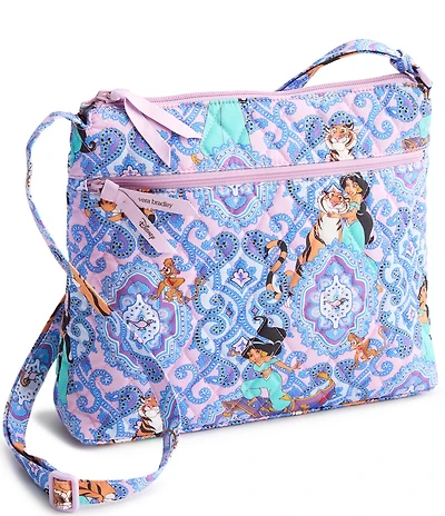 Vera Bradley x Disney Princesses Jasmine Intricate Medallion Original Zip Hipster Crossbody Bag