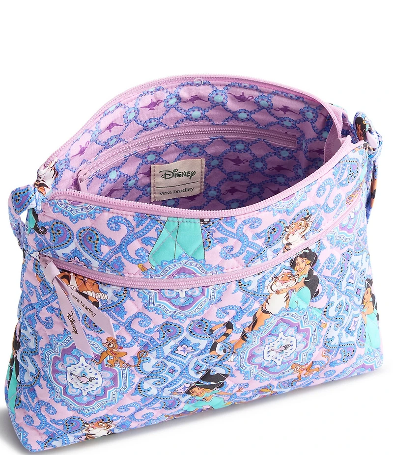 Vera Bradley x Disney Princesses Jasmine Intricate Medallion Original Zip Hipster Crossbody Bag