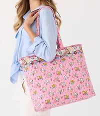 Vera Bradley x Disney The Aristiocats Original Premium Cotton Zip Tote Bag