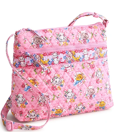 Vera Bradley x Disney The Aristocats Premium Cotton Original Zip Hipster Crossbody Bag