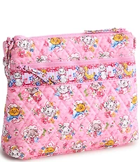 Vera Bradley x Disney The Aristocats Premium Cotton Original Zip Hipster Crossbody Bag