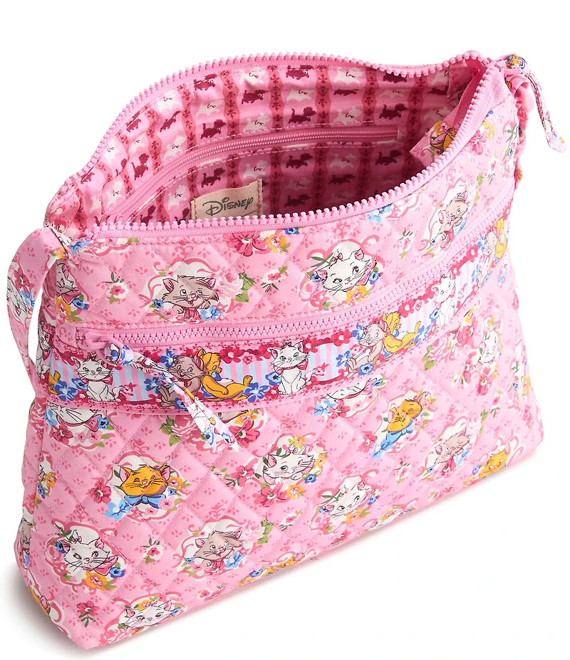 Vera Bradley x Disney The Aristocats Premium Cotton Original Zip Hipster Crossbody Bag