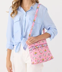 Vera Bradley x Disney The Aristocats Premium Cotton Original Zip Hipster Crossbody Bag