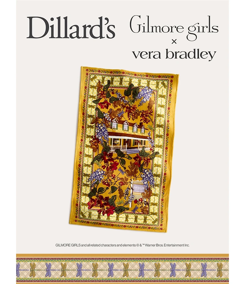 Vera Bradley x Gilmore Girls Plush Throw Blanket