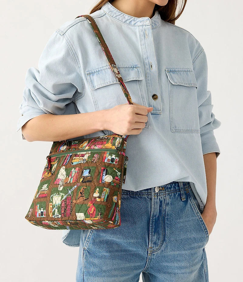 Vera Bradley x Harry Potter Original Zip Hipster Crossbody Bag