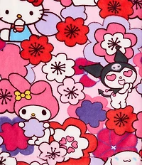 Vera Bradley x Hello Kitty Floral Fleece Plush Throw Blanket