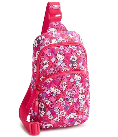 Vera Bradley x Hello Kitty Floral Lorman Sling Bag