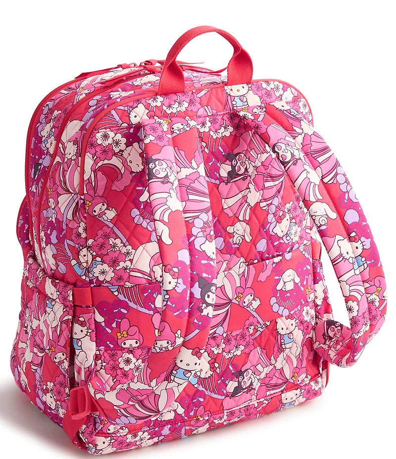 Vera Bradley x Hello Kitty Hello Hydrangeas Large Bancroft Backpack