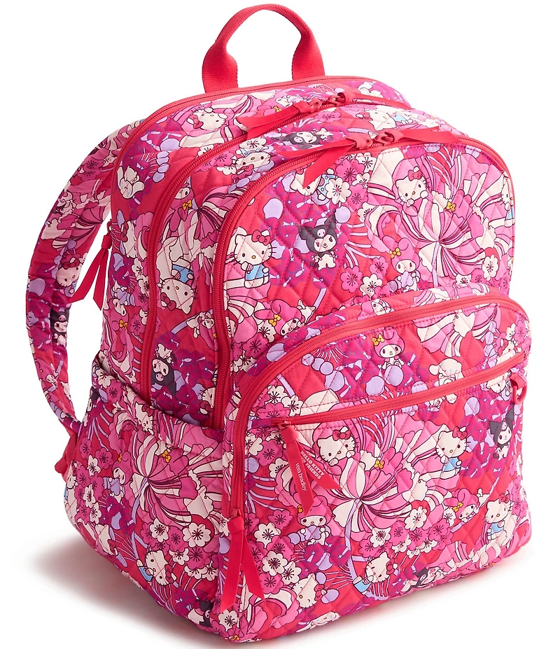 Vera Bradley x Hello Kitty Hello Hydrangeas Large Bancroft Backpack