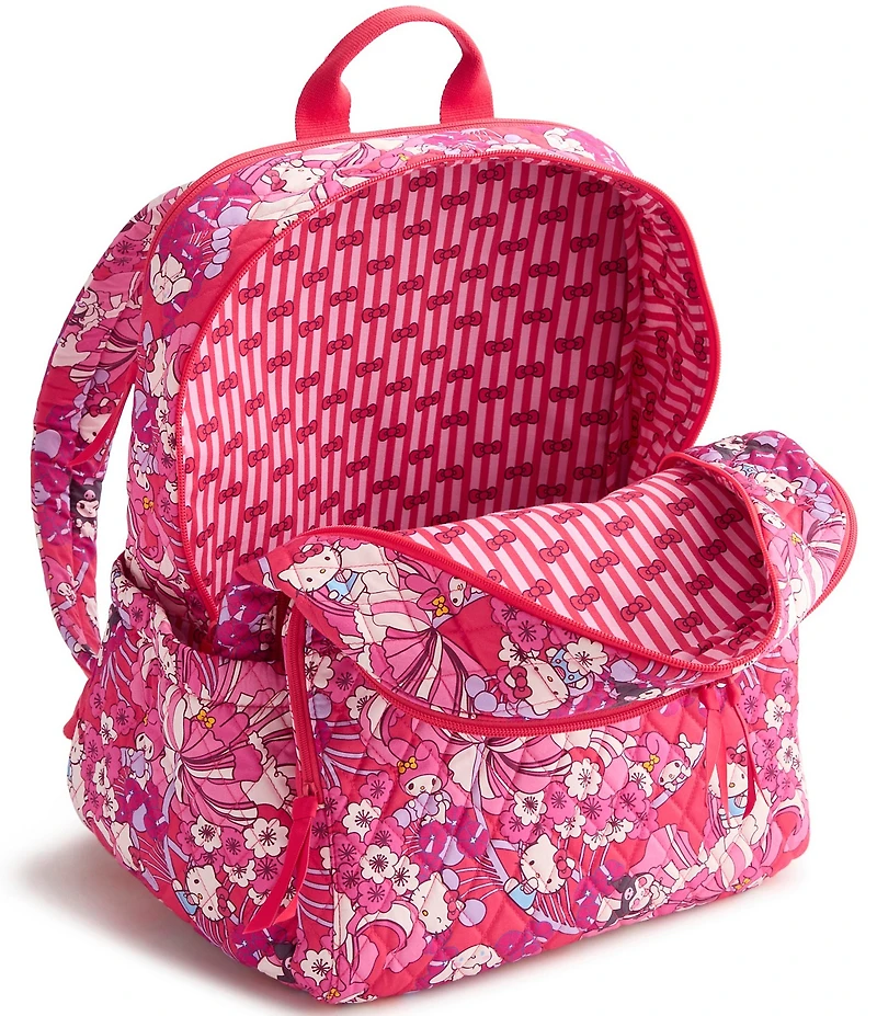 Vera Bradley x Hello Kitty Hello Hydrangeas Large Bancroft Backpack