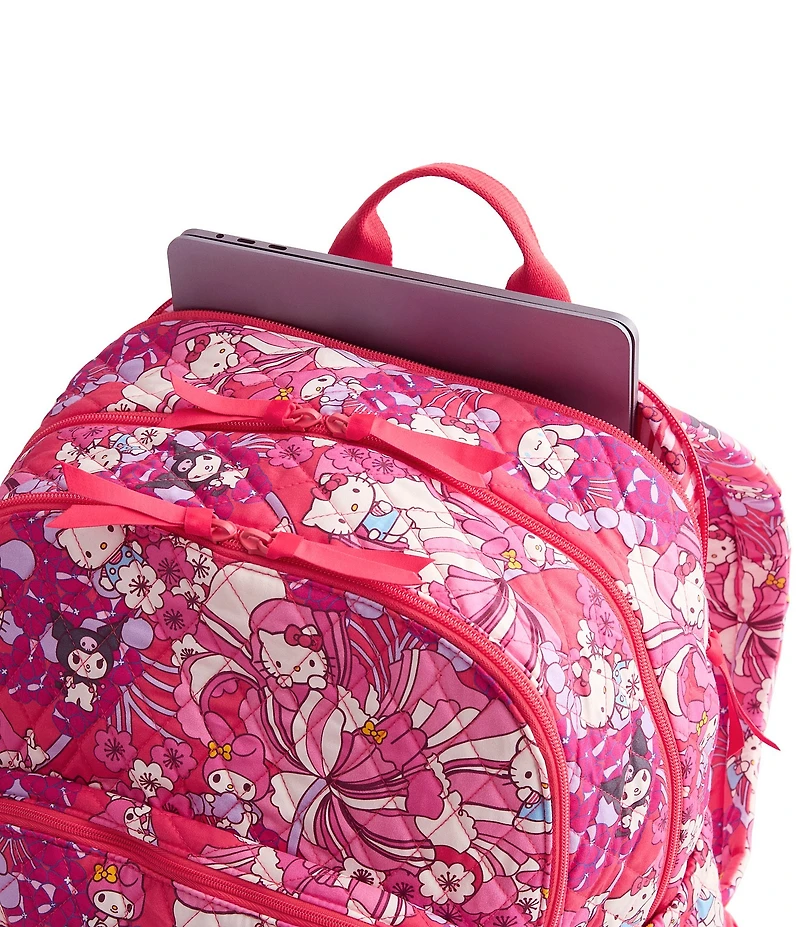 Vera Bradley x Hello Kitty Hello Hydrangeas Large Bancroft Backpack
