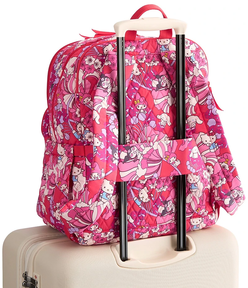 Vera Bradley x Hello Kitty Hello Hydrangeas Large Bancroft Backpack